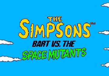 Simpsons, The - Bart vs screen shot title